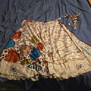 Silk Wrap Skirt